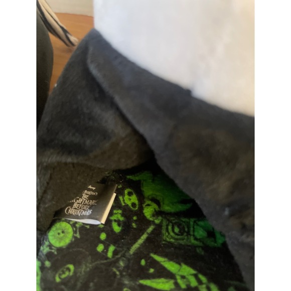 Disney Nightmare Before Christmas Jack Skellington Sally Plush Slippers S 5/6 - Picture 7 of 10